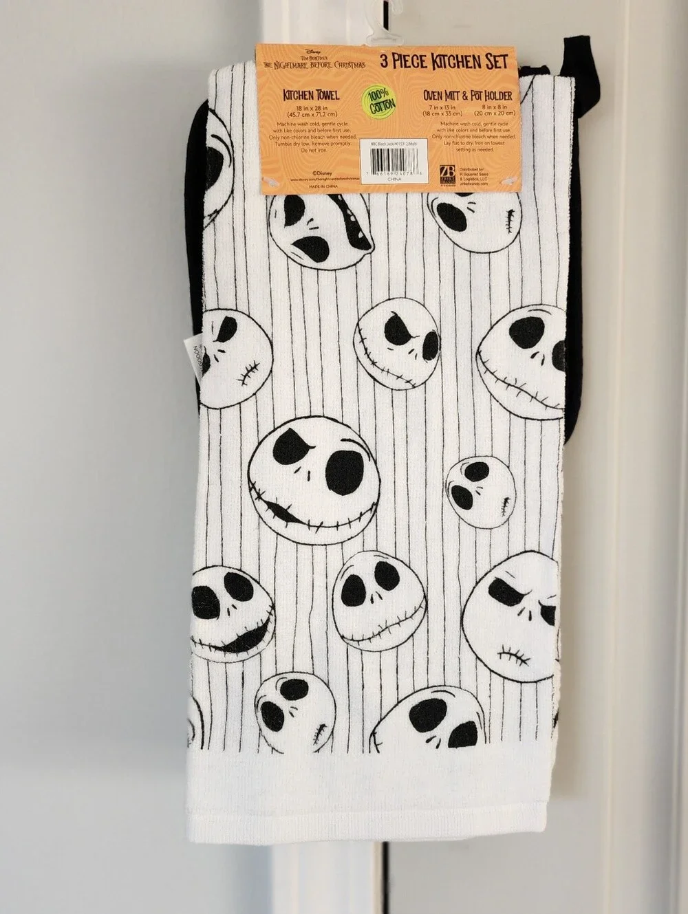 Nightmare Before Christmas 3 Piece Cotton Kitchen Set